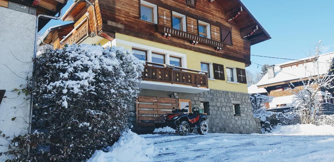 Chambre Independante Avec Salle De Bain Independante Au Rdc D Un Chalet A 25 Kms Chamonix Saint-Gervais-les-Bains Exterior photo